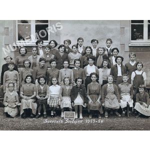 Moirans &eacute;coles de filles 1953-54