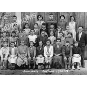Moirans &eacute;cole mixte 1956-57