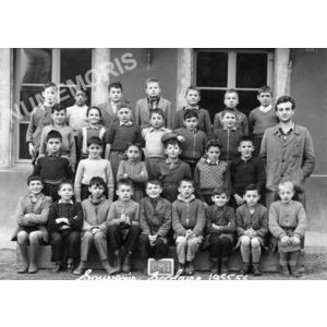 Moirans école de garçons 1955-56