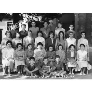 Moirans &eacute;cole mixte 1959-60