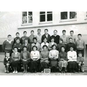 Moirans école mixte 1958-59