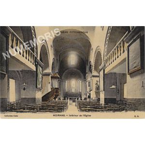 Moirans int&eacute;rieur de l'eglise