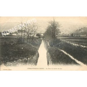 Charavines les Bains la Fue &agrave; la sortie du lac