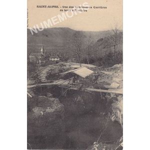 JG 008 Saint-Aupre une des nombreuses carri&egrave;res de terre r&eacute;fractaire