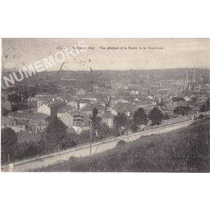 2651 Voiron (Is&egrave;re) vue g&eacute;n&eacute;rale et la routede Chartreuse