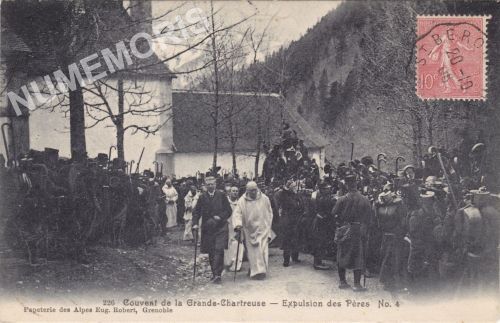 226 Couvent de la Grande-Chartreuse Expulsion des P&egrave;res N� 4