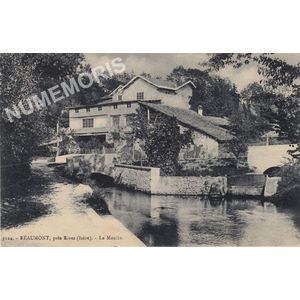 5124 R&eacute;aumont, pr&egrave;s Rives (Is&egrave;re) le moulin