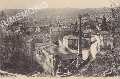 161 Voiron la fabrique de toile Villard Castelbon