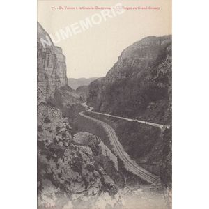 077 de Voiron &agrave; la Grande-Chartreuse les gorges du grand-Crossey