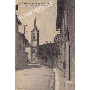 St-Etienne-de-Crossey l'&eacute;glise route de Chartreuse