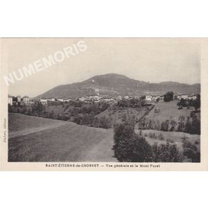 Saint-Etienne-de-Crossey vue g&eacute;n&eacute;rale et le mont Puzet