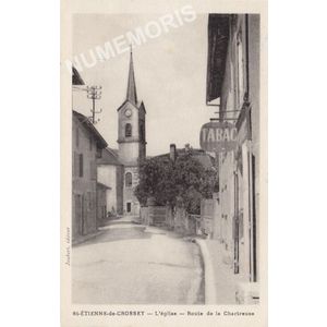 St-Etienne-de-Crossey l'&eacute;glise route de Chartreuse 