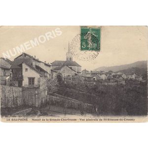 JG 237 le Dauphin&eacute; Massif de la Grande Chartreuse vue g&eacute;n&eacute;rale de St-Etienne-de-Crossey
