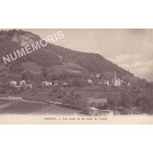 Tolvon vue prise de la route de Vouise
