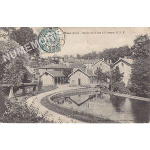 Rives (Is&egrave;re) entr&eacute;e de l'usine la Liampre