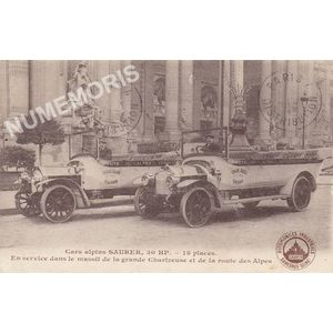 Cars alpins Saurer 30 HP 18 places
