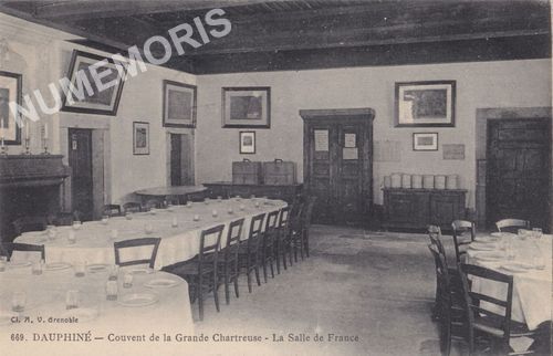 669 Dauphin&eacute; Couvent de la Grande Chartreuse la salle de France