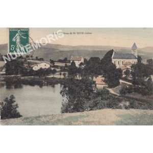 lac et château de St-Sixte (Isère)