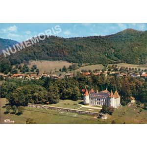 St-Nicolas-de-Macherin (38 Is&egrave;re) A Ci 117-19 vue a&eacute;rienne le Ch&acirc;teau