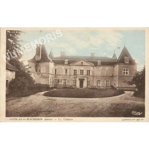 St-Nicolas-de-Macherin (Is&egrave;re) le ch&acirc;teau 