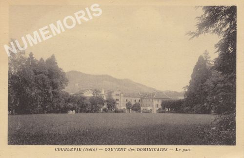 Coublevie (Is&egrave;re) couvent des Dominicains le parc