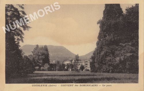 Coublevie (Is&egrave;re) couvent des Dominicains le parc