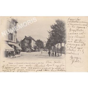 197 Voiron l'avenue & la rue de la gare