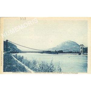 Dauphin&eacute; Voreppe nouveau pont sur l'is&egrave;re reliant Veurey &agrave; Voreppe