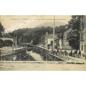 Dauphin&eacute; guerre 1915 appel sur les quais