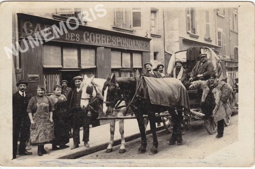 attelage dans la Grande rue avant 1914