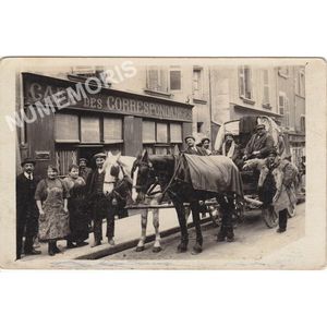 attelage dans la Grande rue avant 1914