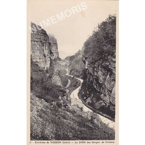 047 environs de Voiron (is&egrave;re) le d&eacute;fil&eacute; des gorges de Crossey