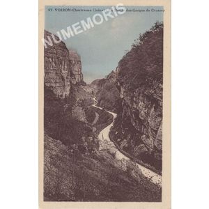 047 environs de Voiron (is&egrave;re) le d&eacute;fil&eacute; des gorges de Crossey