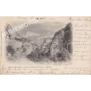 061 Grande-Chartreuse sortie du d&eacute;fil&eacute; du Crossey 