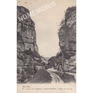 062 ligne de Voiron &agrave; Saint-B&eacute;ron d&eacute;fil&eacute; du Crossey