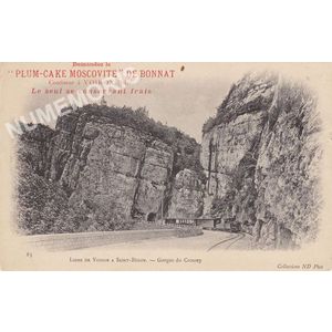 063 ligne de Voiron &agrave; Saint-B&eacute;ron gorges du Crossey