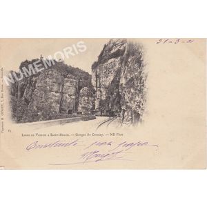 063 ligne de Voiron &agrave; Saint-B&eacute;ron gorges du Crossey