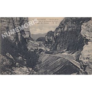274 Dauphin&eacute; chemin de fer de Voiron &agrave; St-Laurent-du-Pont Gorges du Crossey ER