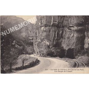312 la route de Voiron &agrave; St-Laurent-du-Pont les gorges de Crosset