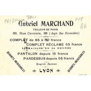 529 L. M. Chartreuse gorges du Crossey verso