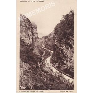 environs de Voiron (Is&egrave;re) le d&eacute;fil&eacute; des gorges de Crossey