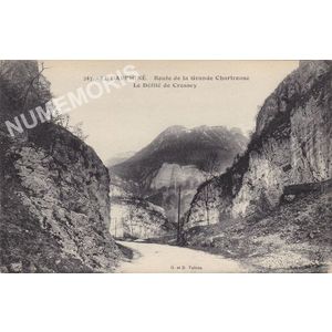 GD 247 le Dauphin&eacute; route de la Grande-Chartreuse le d&eacute;fil&eacute; du Crossey