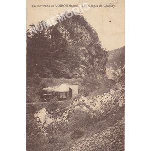 054 environs de Voiron (Is&egrave;re) les gorges de Crossey