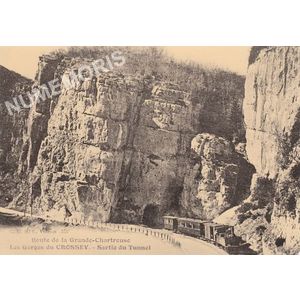 Route de la Grande Chartreuse les gorge du crossey sortie du tunnel