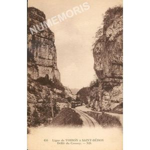 455 ligne de Voiron &agrave; Saint-B&eacute;ron d&eacute;fil&eacute; du Crossey