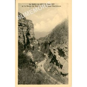 le d&eacute;fil&eacute; du Grand-Crossey et la route de Voiron &agrave; la Grande-Chartreuse