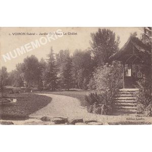 001 Voiron (Is&egrave;re) jardin de ville le chalet