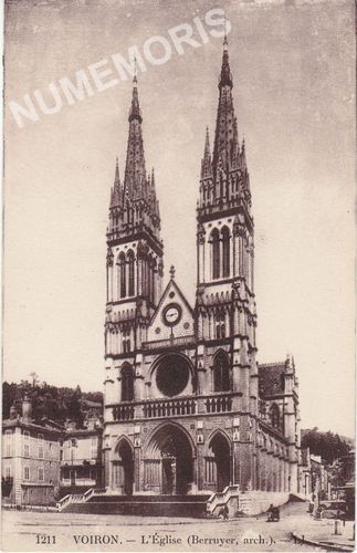 1211 Voiron l'&eacute;glise (Berruyer arch.)