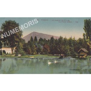 060 Voiron le jardin de ville la pi&egrave;ce d'eau LL