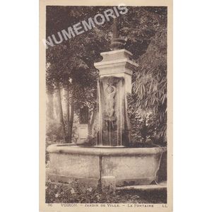 036 Voiron jardin de ville la fontaine LL